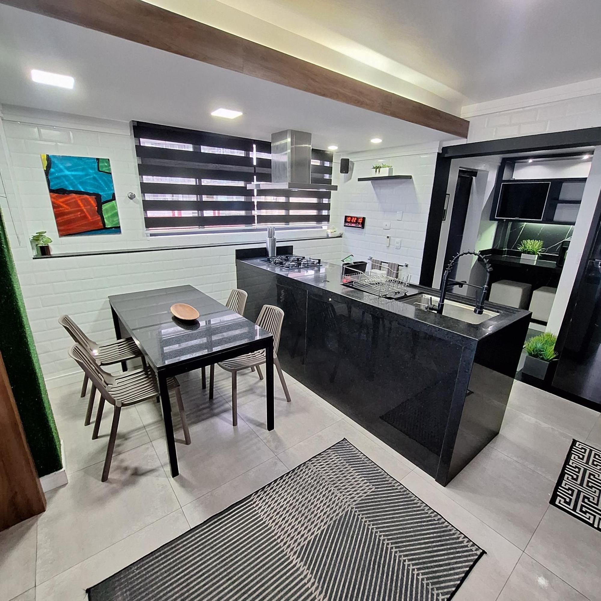 Apartamento Frente Mar Moderno 130M2 サントス エクステリア 写真