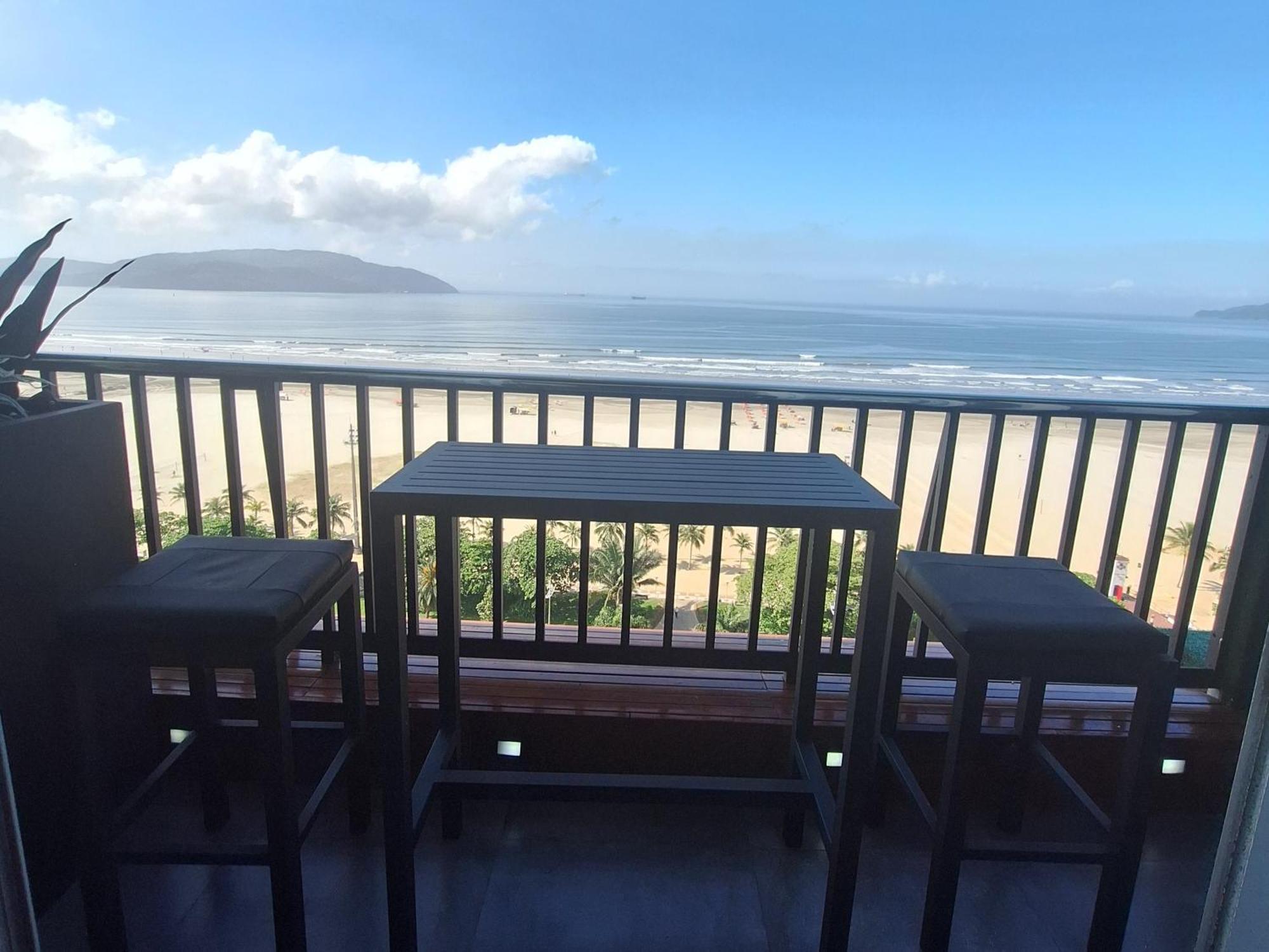 Apartamento Frente Mar Moderno 130M2 サントス エクステリア 写真
