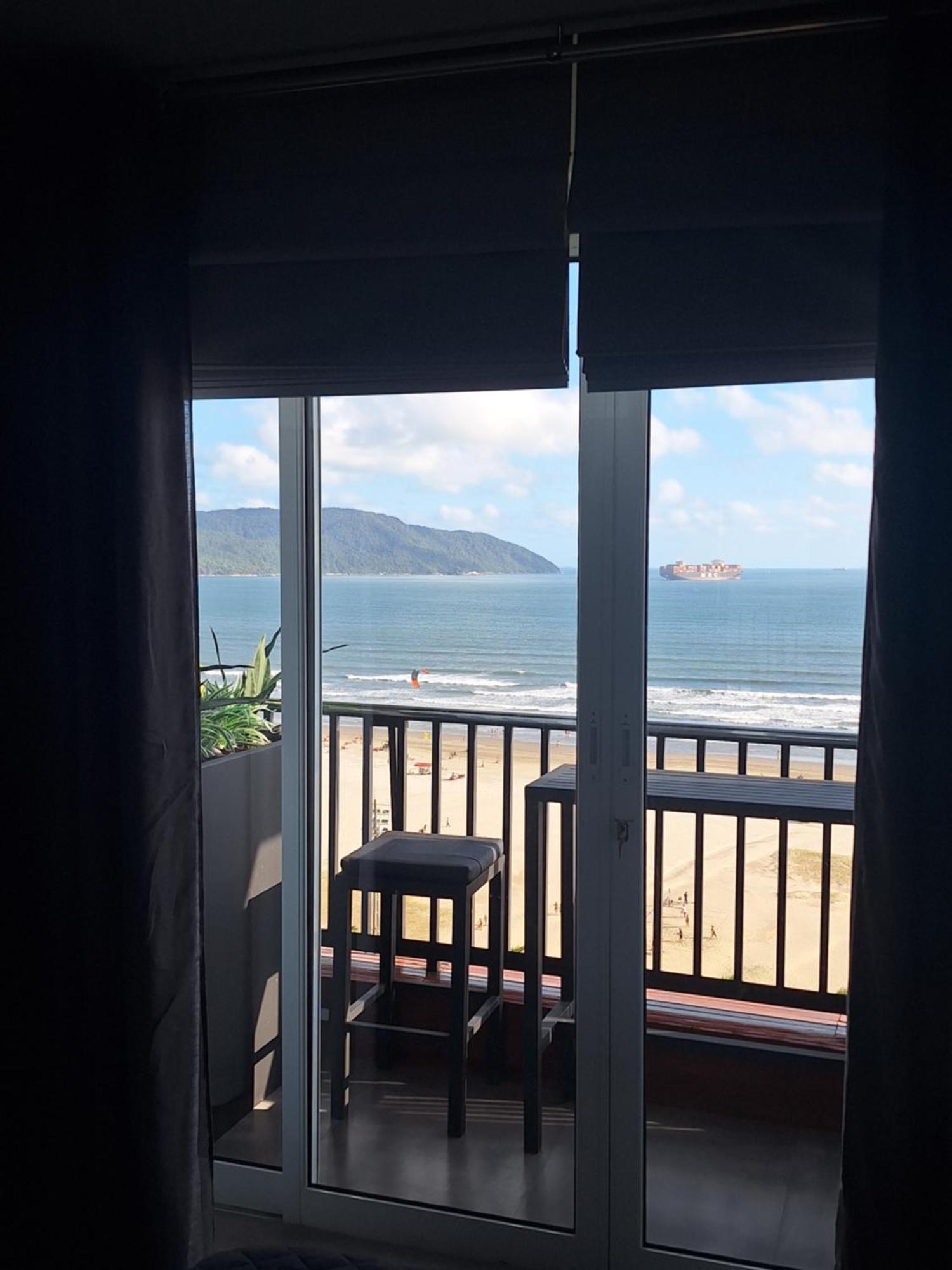 Apartamento Frente Mar Moderno 130M2 サントス エクステリア 写真