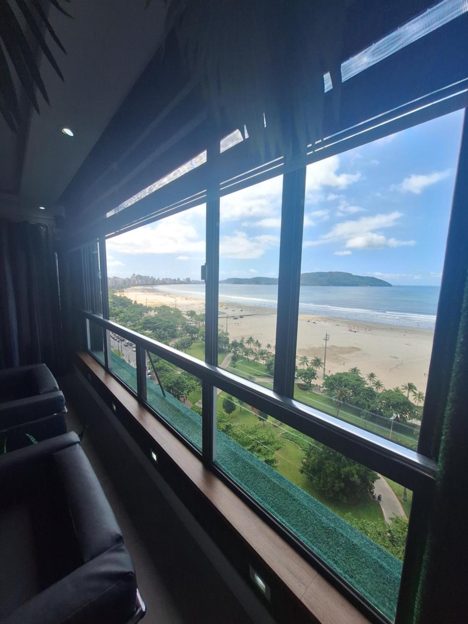 Apartamento Frente Mar Moderno 130M2 サントス エクステリア 写真